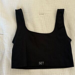 SET Active Black Sports Bra